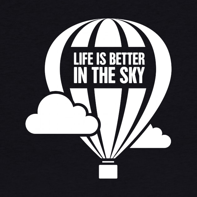 In The Sky | Hot Air Balloon Graphic by MeatMan